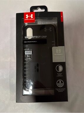 Under Armour Grip Series Grip Case for Apple iPhone Xs / iPhone X - Black/Gray